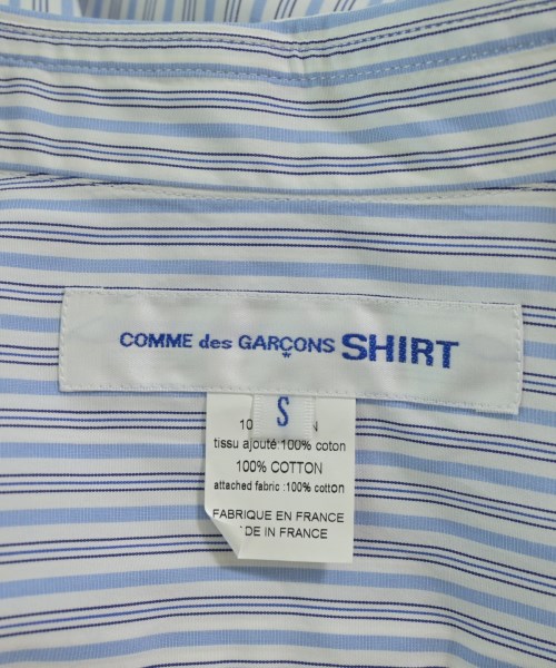 COMME des GARCONS SHIRT（コムデギャルソンシャツ）カジュアルシャツ 青 サイズ:S メンズ/2200669898163