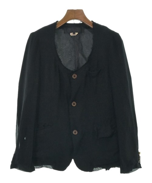 COMME des GARCONS COMME des GARCONS(コムデギャルソンコムデギャルソン)ノーカラージャケット 黒 サイズ:XS/2200410140022