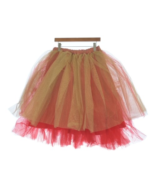 COMME des GARCONS(コムデギャルソン)ひざ丈スカート ゴールド サイズ:S/2200605065086