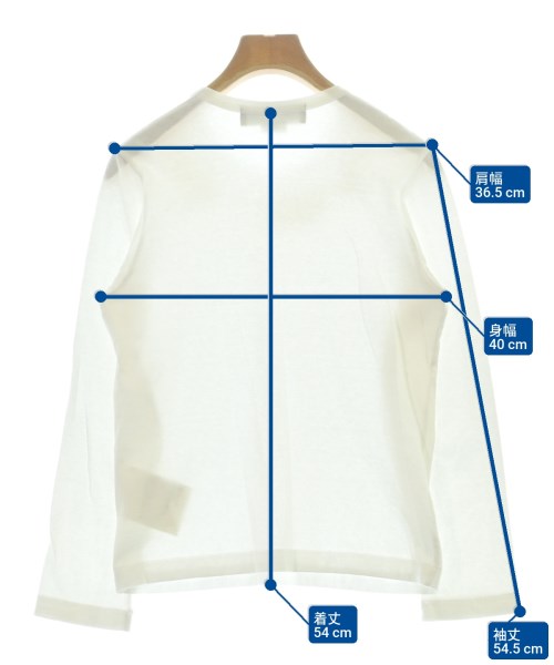 COMME des GARCONS COMME des GARCONS（コムデギャルソンコムデギャルソン）Tシャツ・カットソー 白 サイズ:XS レディース/2200695728144