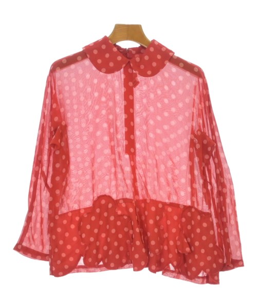 COMME des GARCONS COMME des GARCONS(コムデギャルソンコムデギャルソン)ブラウス 赤 サイズ:XS/2200686555056