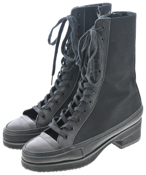YOHJI YAMAMOTO(ヨウジヤマモト)ブーツ 黒 サイズ:3(23.5cm位)/2200696019074