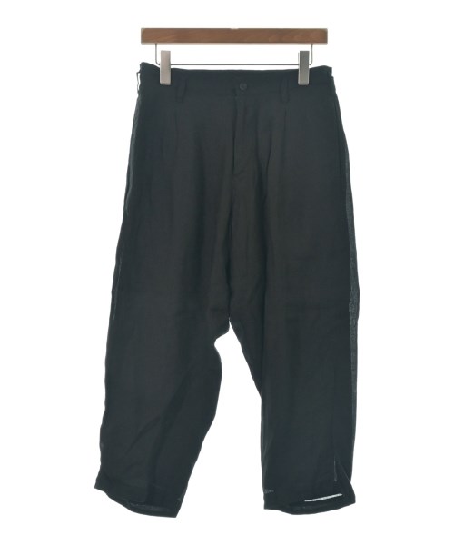 YOHJI YAMAMOTO(ヨウジヤマモト)クロップドパンツ 黒 サイズ:1(XS位)/2200701491024