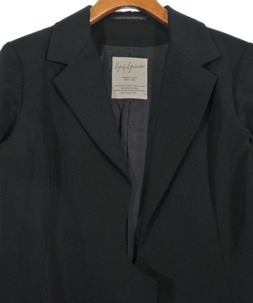 Yohji Yamamoto（ヨウジヤマモト）カジュアルジャケット 黒 サイズ:1(XS位) レディース/2200658312144