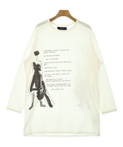 YOHJI YAMAMOTO(ヨウジヤマモト)Tシャツ・カットソー 白 サイズ:2(S位)/2200661577059