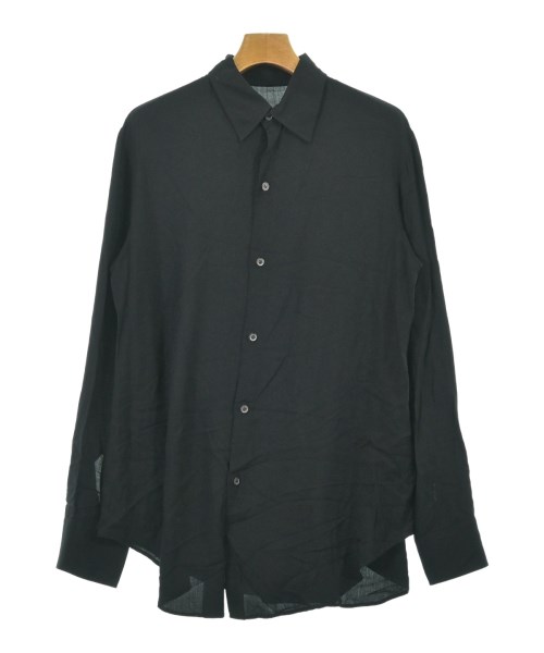 YOHJI YAMAMOTO(ヨウジヤマモト)カジュアルシャツ 黒 サイズ:2(S位)/2200685924013