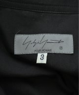 yohji yamamoto POUR HOMME（ヨウジヤマモトプールオム）カジュアルシャツ 黒 サイズ:3(M位) メンズ/2200537046023