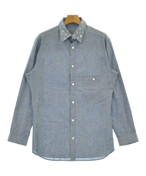 yohji yamamoto POUR HOMME(ヨウジヤマモトプールオム)カジュアルシャツ 青 サイズ:3(M位)/2200606328029