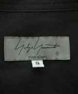 yohji yamamoto POUR HOMME（ヨウジヤマモトプールオム）カジュアルシャツ 黒 サイズ:3(M位) メンズ/2200696477072