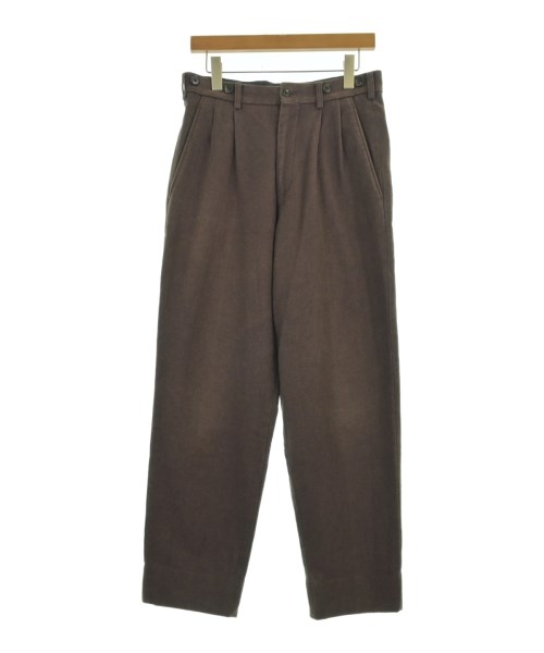 yohji yamamoto POUR HOMME(ヨウジヤマモトプールオム)スラックス 茶 サイズ:S/2200702046032