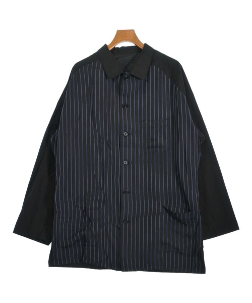 yohji yamamoto POUR HOMME(ヨウジヤマモトプールオム)カジュアルシャツ 黒 サイズ:1(XS位)/2200658261060