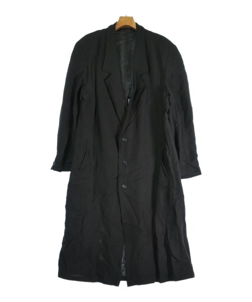 yohji yamamoto POUR HOMME(ヨウジヤマモトプールオム)チェスターコート 黒 サイズ:3(M位)/2200646531137
