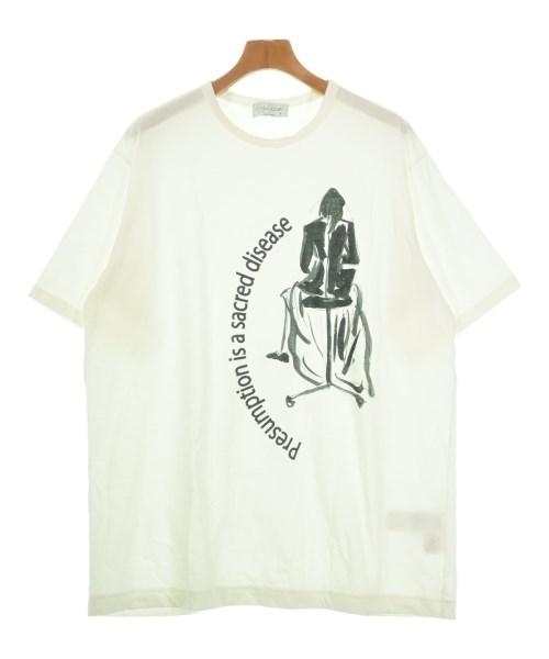 yohji yamamoto POUR HOMME(ヨウジヤマモトプールオム)Tシャツ・カットソー 白 サイズ:3(M位)/2200649272020