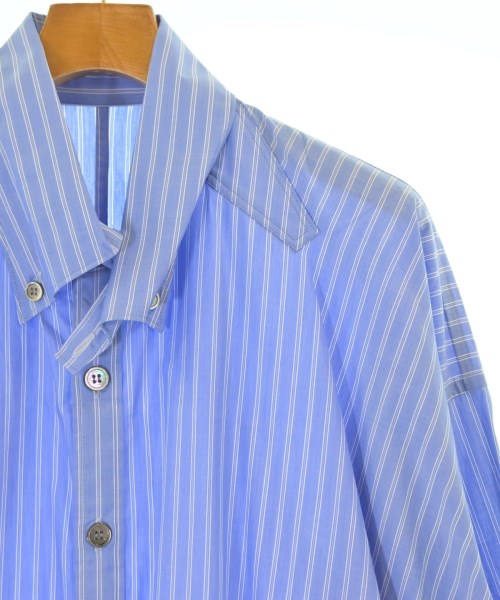 yohji yamamoto POUR HOMME（ヨウジヤマモトプールオム）カジュアルシャツ 青 サイズ:1(XS位) メンズ/2200709016052