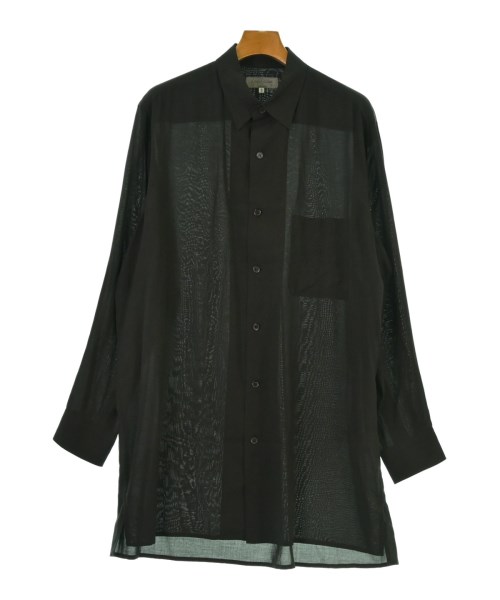 yohji yamamoto POUR HOMME(ヨウジヤマモトプールオム)カジュアルシャツ 黒 サイズ:2(S位)/2200663777068