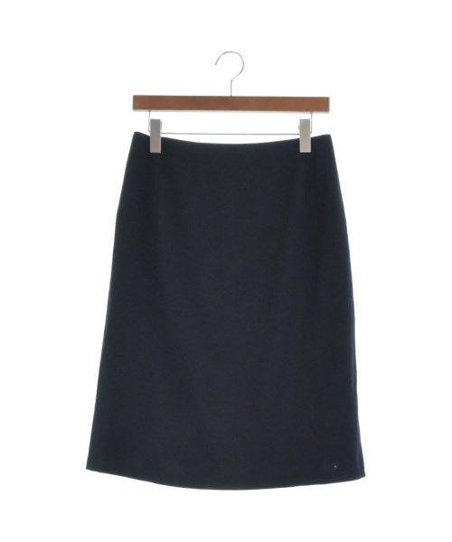 YOHJI YAMAMOTO +NOIR(ヨウジヤマモトプリュスノアール)ひざ丈スカート 紺 サイズ:2(M位)/2200311411177