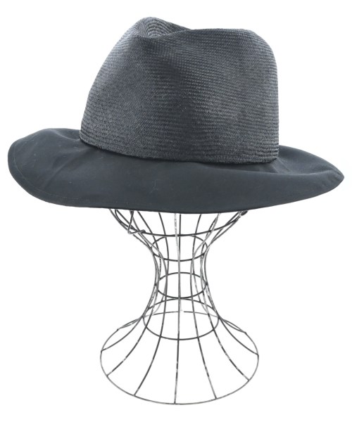 YOHJI YAMAMOTO +NOIR(ヨウジヤマモトプリュスノアール)ハット 黒 サイズ:-/2200680183194