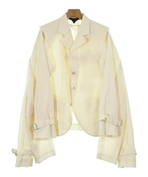 COMME des GARCONS(コムデギャルソン)テーラードジャケット 白 サイズ:XS/2200609642047