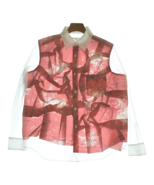 COMME des GARCONS(コムデギャルソン)カジュアルシャツ 赤 サイズ:S/2200602613020