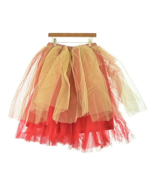 COMME des GARCONS(コムデギャルソン)ひざ丈スカート ゴールド サイズ:S/2200603316012