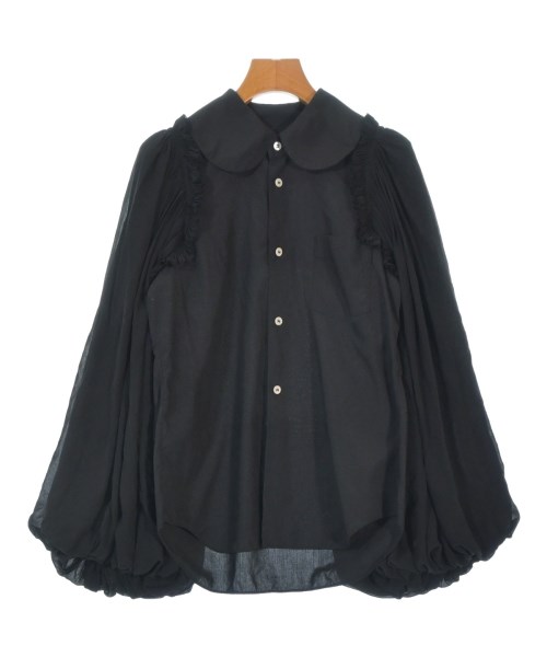 COMME des GARCONS(コムデギャルソン)カジュアルシャツ 黒 サイズ:XS/2200672991011