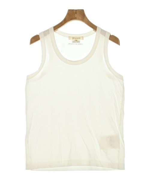 COMME des GARCONS(コムデギャルソン)タンクトップ 白 サイズ:S/2200700697182