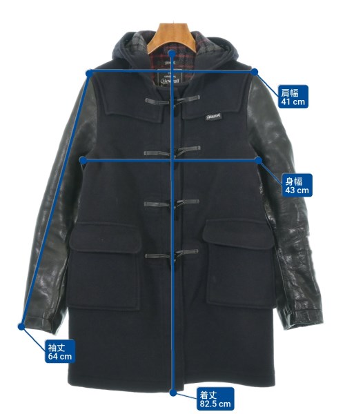 JUNYA WATANABE MAN（ジュンヤワタナベマン）ダッフルコート 黒 サイズ:SS メンズ/2200605806047