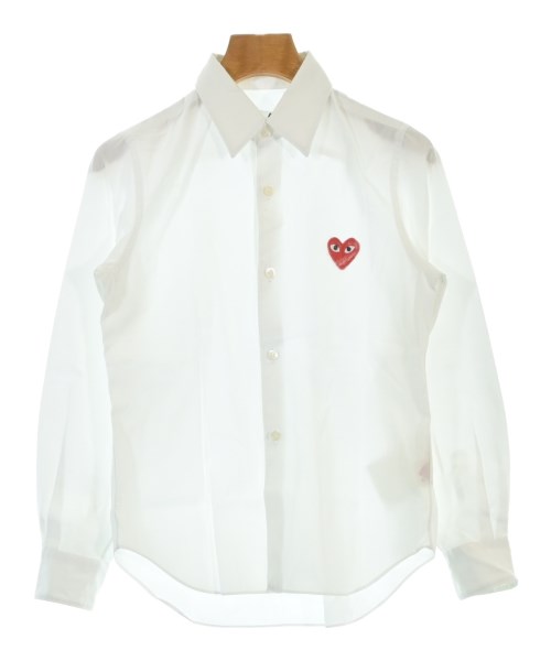 PLAY COMME des GARCONS(プレイコムデギャルソン)カジュアルシャツ 白 サイズ:S/2200679327035