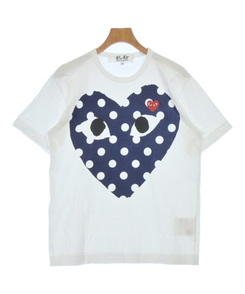 PLAY COMME des GARCONS(プレイコムデギャルソン)Tシャツ・カットソー 白 サイズ:L/2200696864018