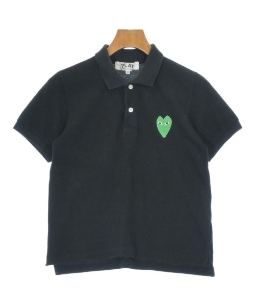PLAY COMME des GARCONS(プレイコムデギャルソン)ポロシャツ 黒 サイズ:M/2200698202061