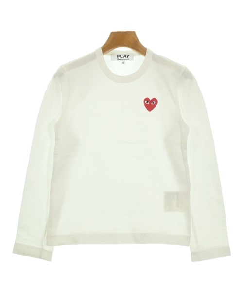 PLAY COMME des GARCONS(プレイコムデギャルソン)Tシャツ・カットソー 白 サイズ:S/2200647387023
