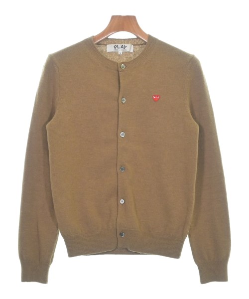 PLAY COMME des GARCONS(プレイコムデギャルソン)カーディガン 茶 サイズ:L/2200665609060