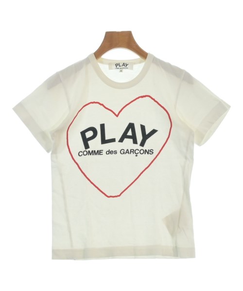PLAY COMME des GARCONS(プレイコムデギャルソン)Tシャツ・カットソー 白 サイズ:S/2200689120039