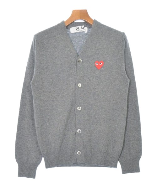 PLAY COMME des GARCONS(プレイコムデギャルソン)カーディガン グレー サイズ:S/2200683441109
