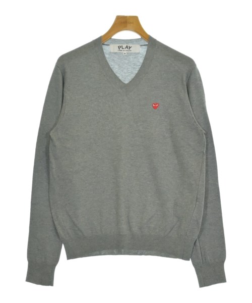 PLAY COMME des GARCONS(プレイコムデギャルソン)ニット・セーター グレー サイズ:M/2200690291025