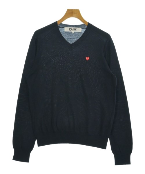 PLAY COMME des GARCONS(プレイコムデギャルソン)ニット・セーター 紺 サイズ:M/2200690291032