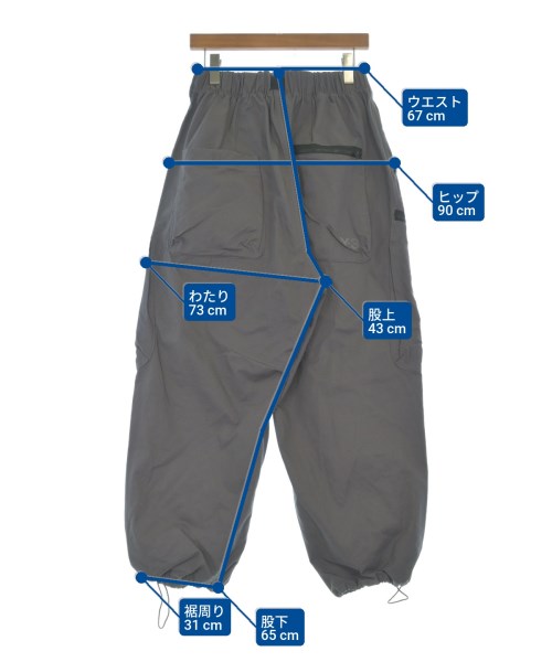 Y-3（ワイスリー）カーゴパンツ グレー サイズ:S メンズ/2200663955022