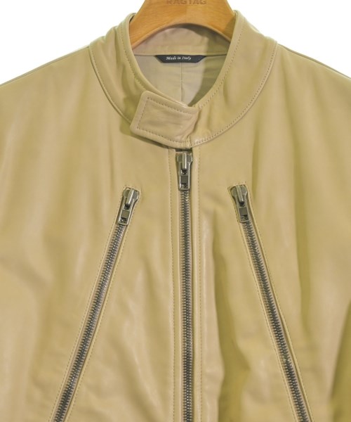 Maison Margiela（メゾンマルジェラ）ライダース ベージュ サイズ:44(S位) メンズ/2200623290026