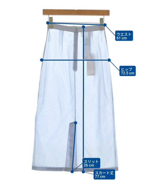 Maison Margiela（メゾンマルジェラ）ひざ丈スカート グレー サイズ:38(S位) レディース/2200600870043