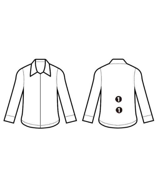 Maison Margiela（メゾンマルジェラ）ブラウス 青 サイズ:40(M位) レディース/2200565590116