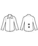 Maison Margiela（メゾンマルジェラ）ブラウス 青 サイズ:40(M位) レディース/2200565590116