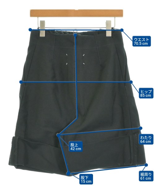 Maison Margiela（メゾンマルジェラ）ショートパンツ 黒 サイズ:44(S位) メンズ/2200681463059