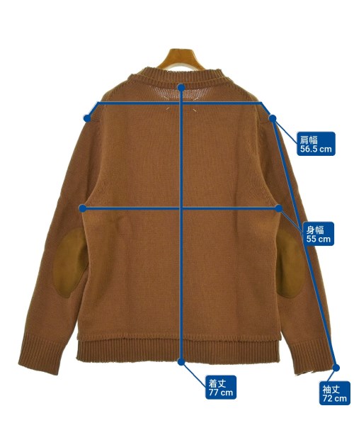 Maison Margiela（メゾンマルジェラ）ニット・セーター 茶 サイズ:1(S位) メンズ/2200656078080