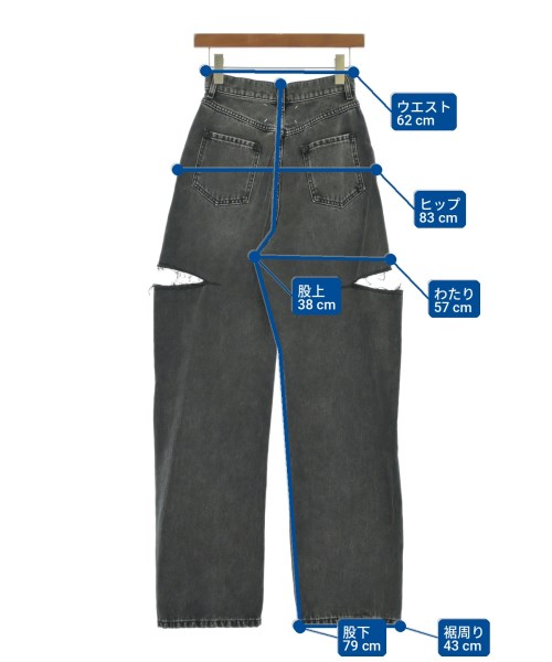 Maison Margiela（メゾンマルジェラ）デニムパンツ 黒 サイズ:38(S位) レディース/2200703007070