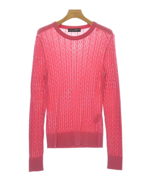 DOLCE&GABBANA(ドルチェアンドガッバーナ)ニット・セーター ピンク サイズ:40(M位)/2200439358187