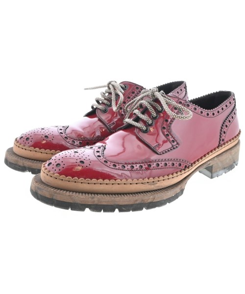 DOLCE&GABBANA(ドルチェアンドガッバーナ)ビジネス・ドレスシューズ 赤 サイズ:UK8 1/2(27cm位)/2200699066303