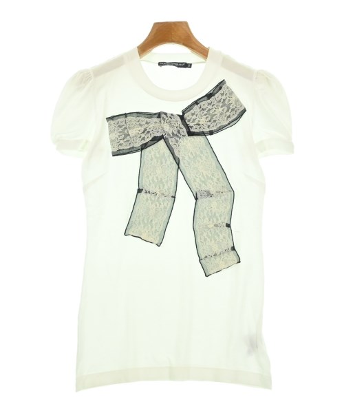 DOLCE&GABBANA(ドルチェアンドガッバーナ)Tシャツ・カットソー 白 サイズ:38(S位)/2200702227035