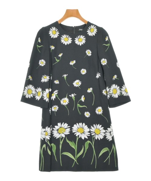 DOLCE&GABBANA(ドルチェアンドガッバーナ)ワンピース 黒 サイズ:36(XS位)/2200688776077
