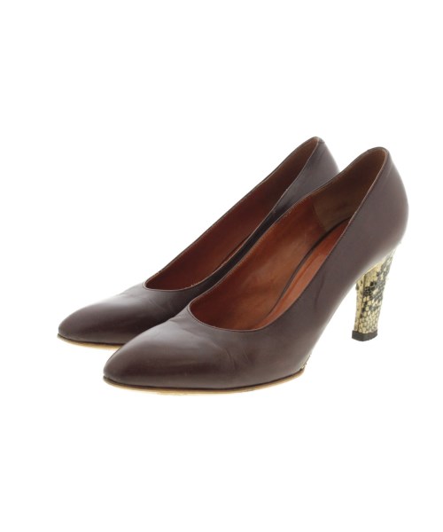 DRIES VAN NOTEN(ドリスヴァンノッテン)パンプス 茶 サイズ:EU37(23.5cm位)/2200330474047