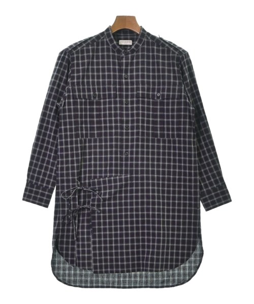 DRIES VAN NOTEN(ドリスヴァンノッテン)カジュアルシャツ 紺 サイズ:44(S位)/2200354691031